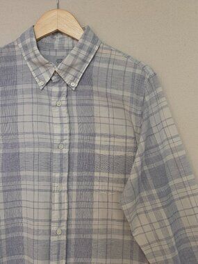 Jack Spade Linen Blend Button Down L